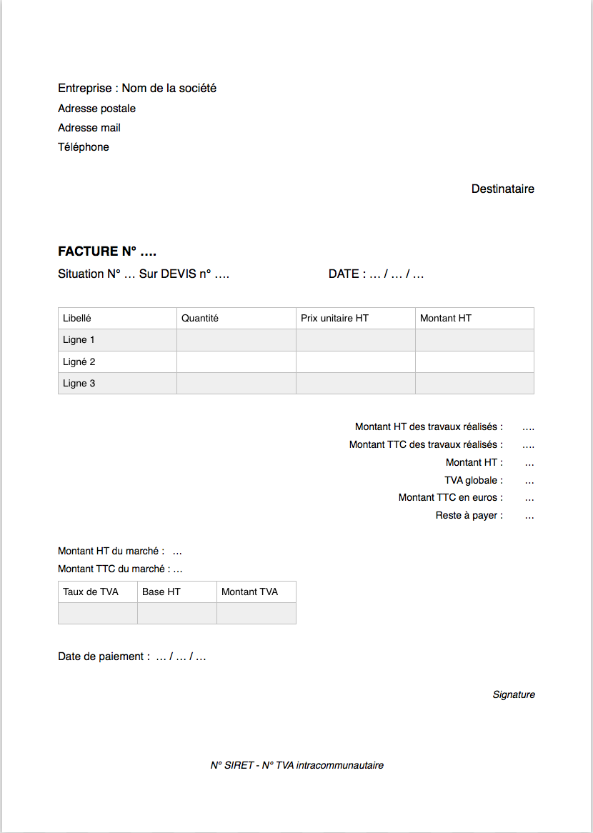 facture de situation de travaux beyond